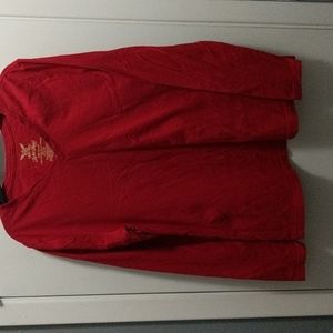 Women's L 12-14 Faded Glory Long Sleeve Vneck Shirt